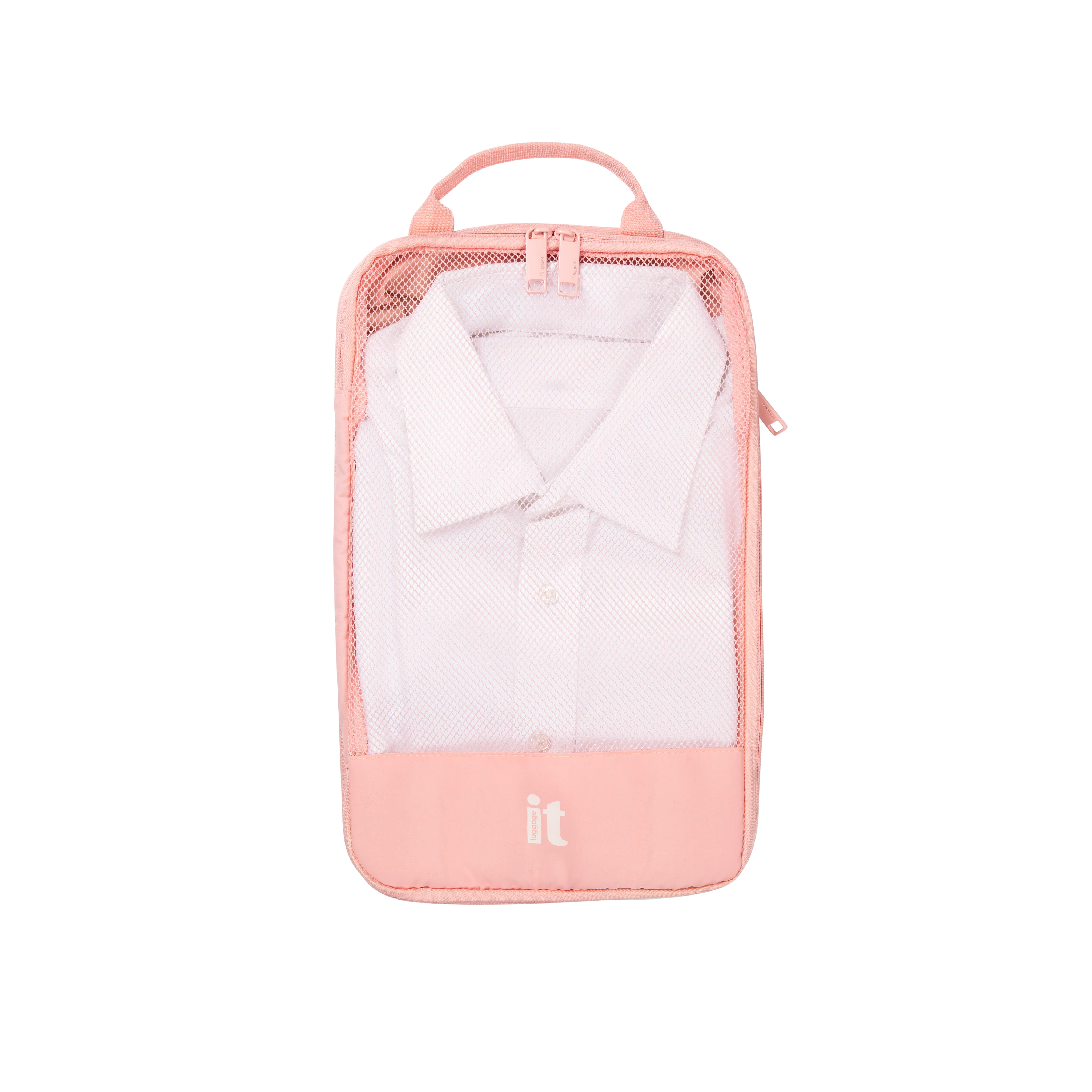 3pc Compression Travel Packing Cube Set (Misty Rose) - Image 7