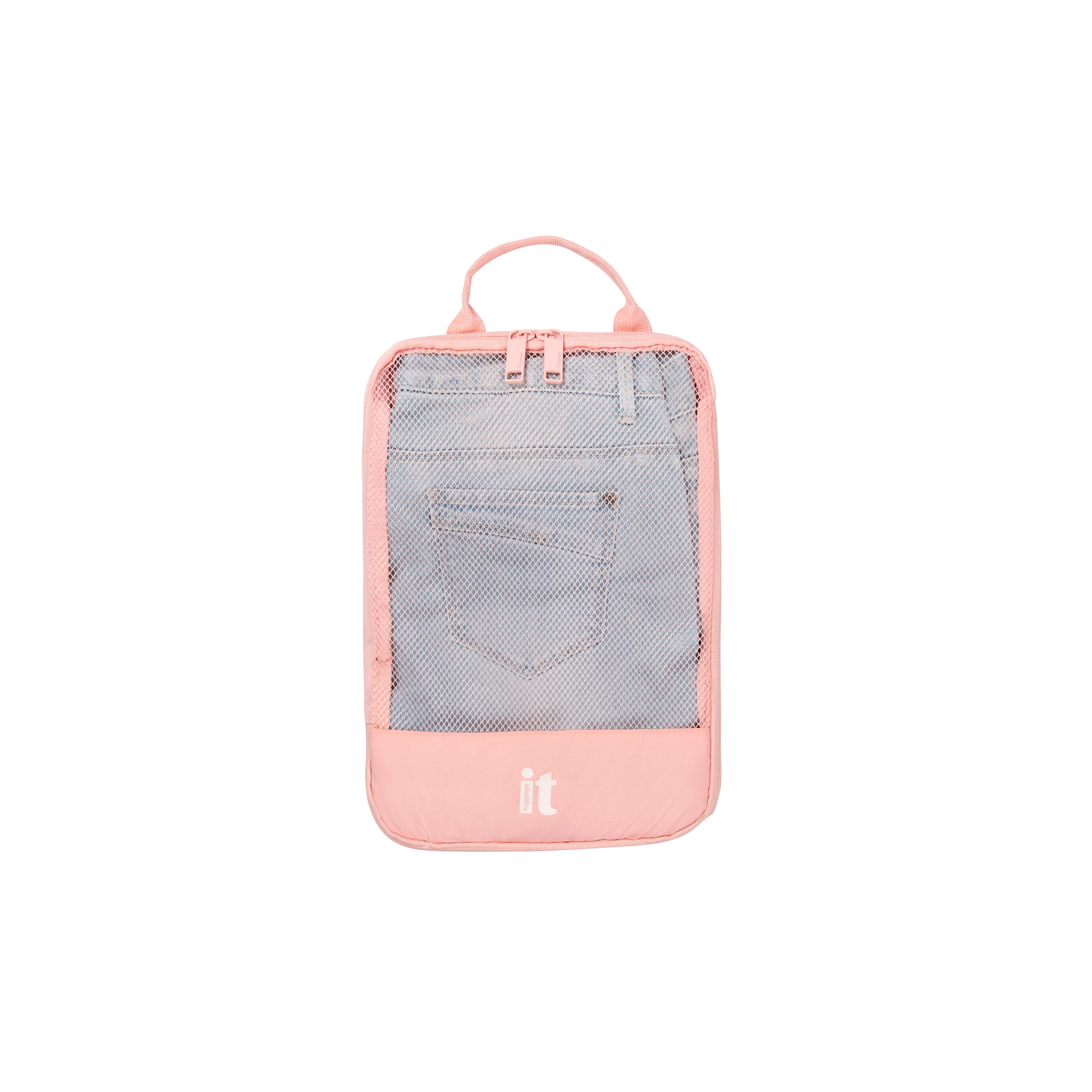 3pc Compression Travel Packing Cube Set (Misty Rose) - Image 8