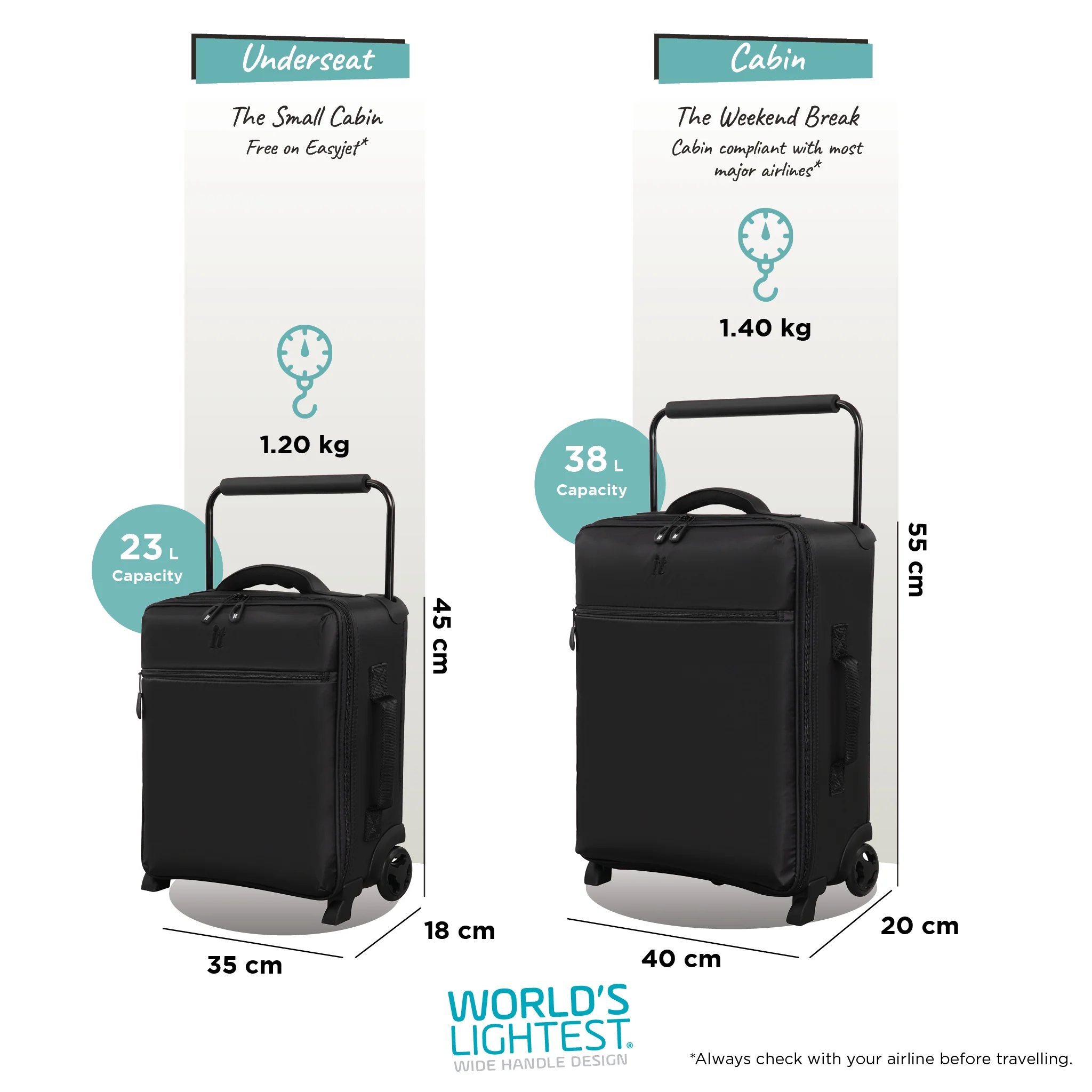 Atmospheric Wide Handle Design - 2pc Set (Black) - Image 14