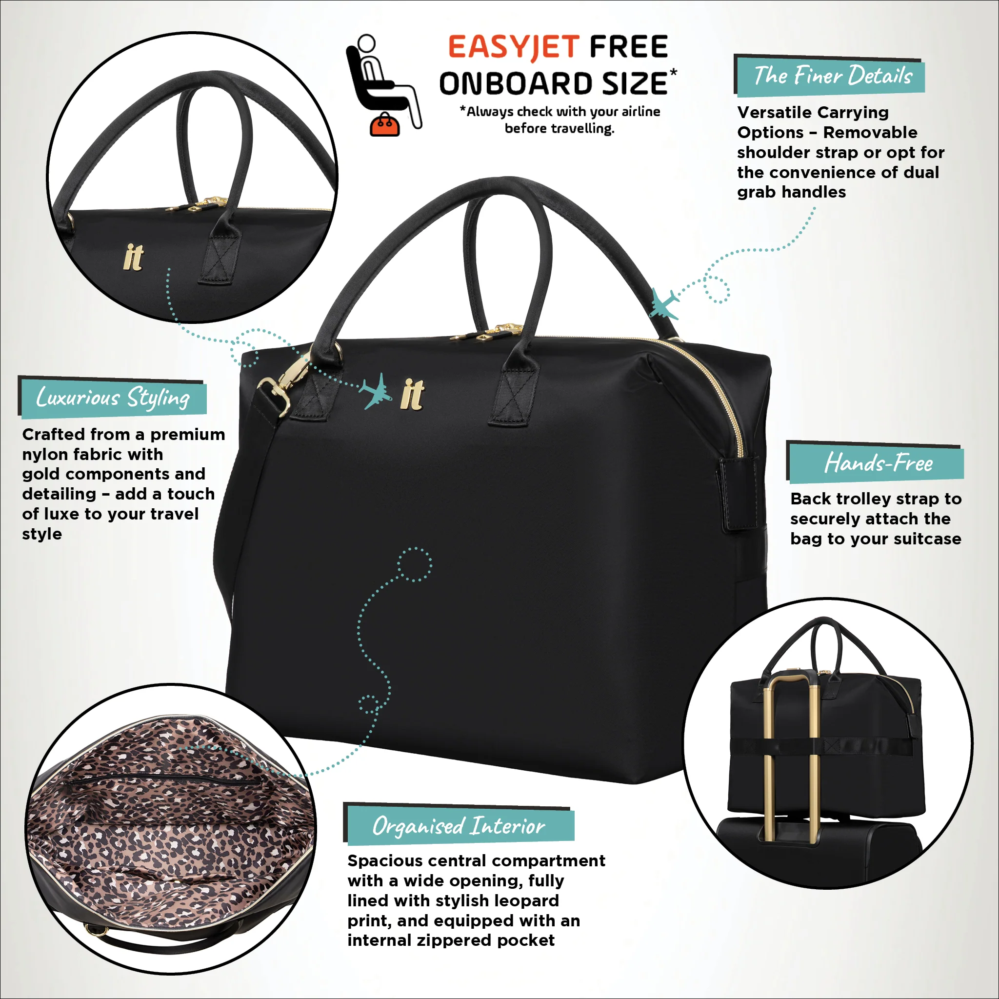 Charmer - Holdall (Black) - Image 11