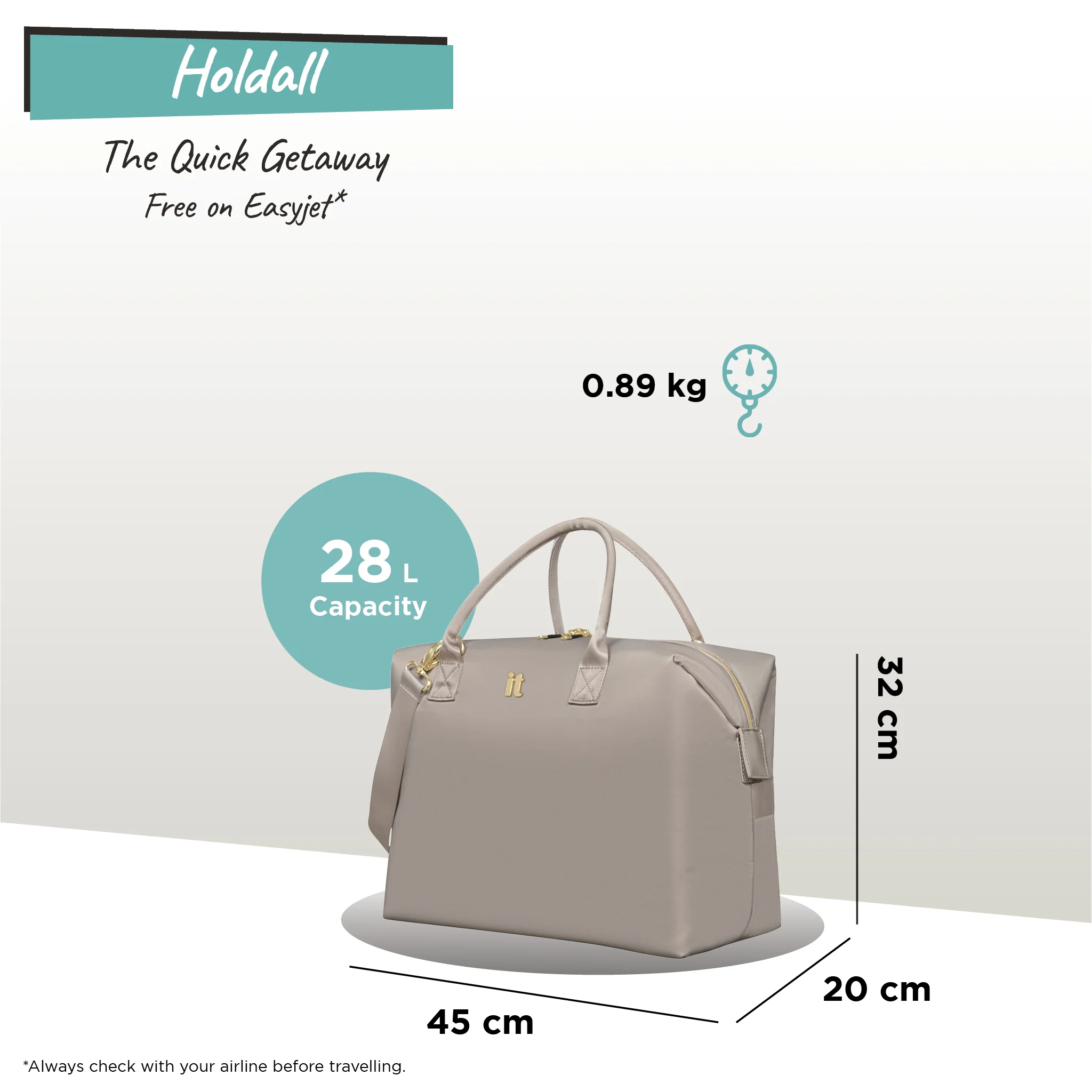 Charmer - Holdall (Simply Taupe) - Image 11