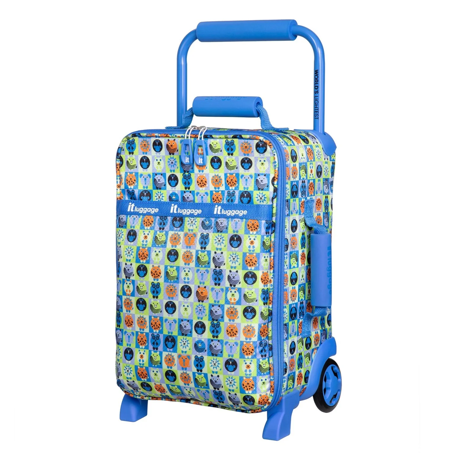 Curiosity - Kids Underseat (Blue Minimals Print) - Image 3