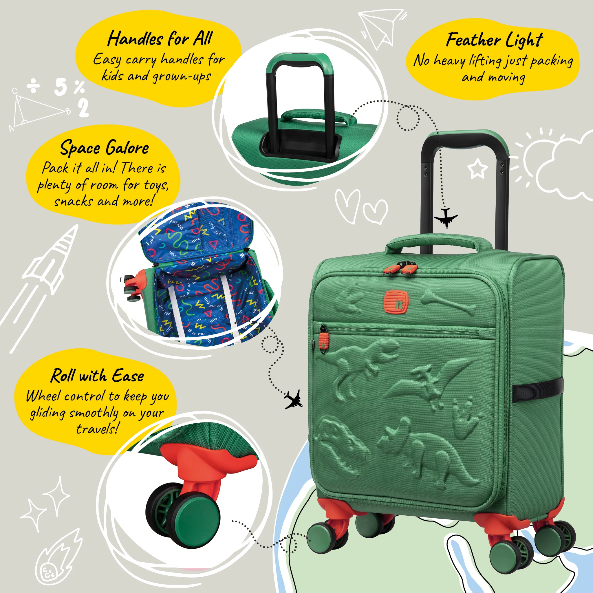 DinoRoar - Kids Underseat (Irish Green) - Image 10