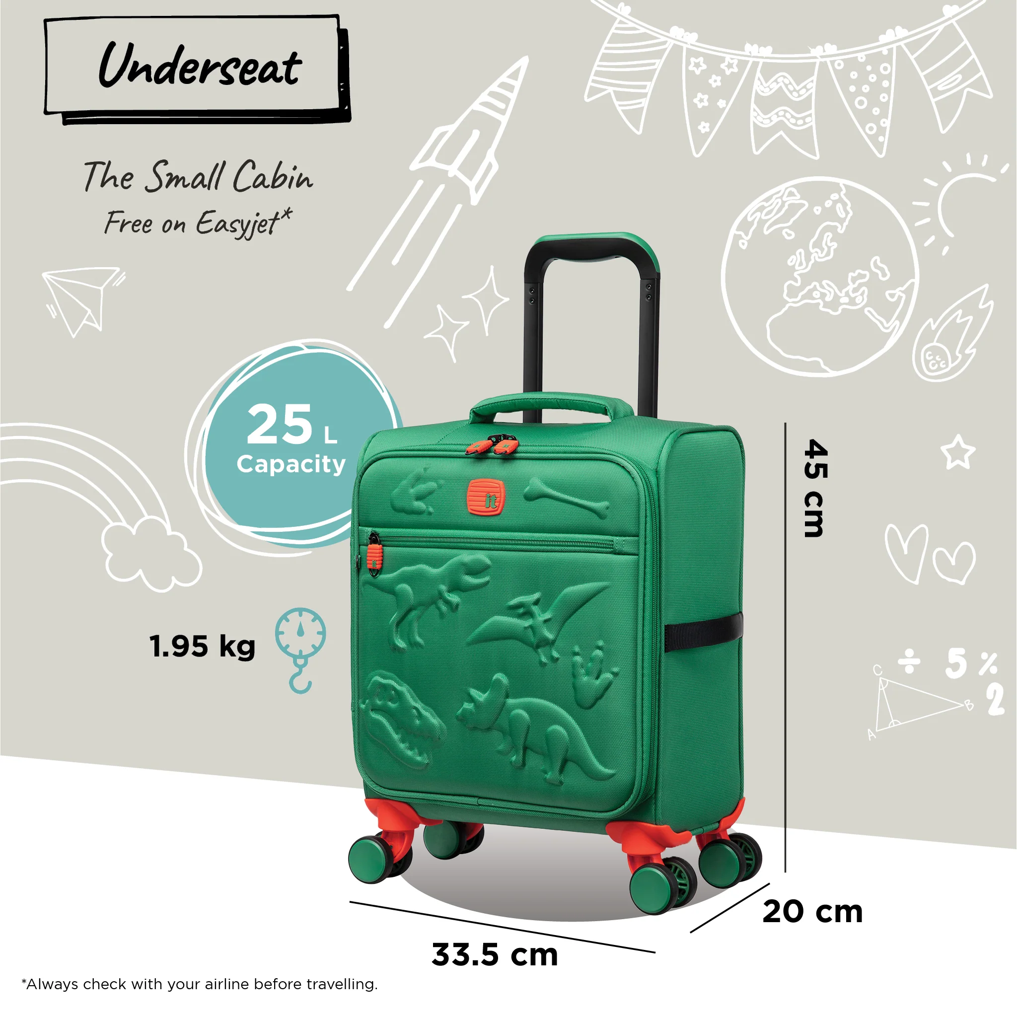 DinoRoar - Kids Underseat (Irish Green) - Image 9