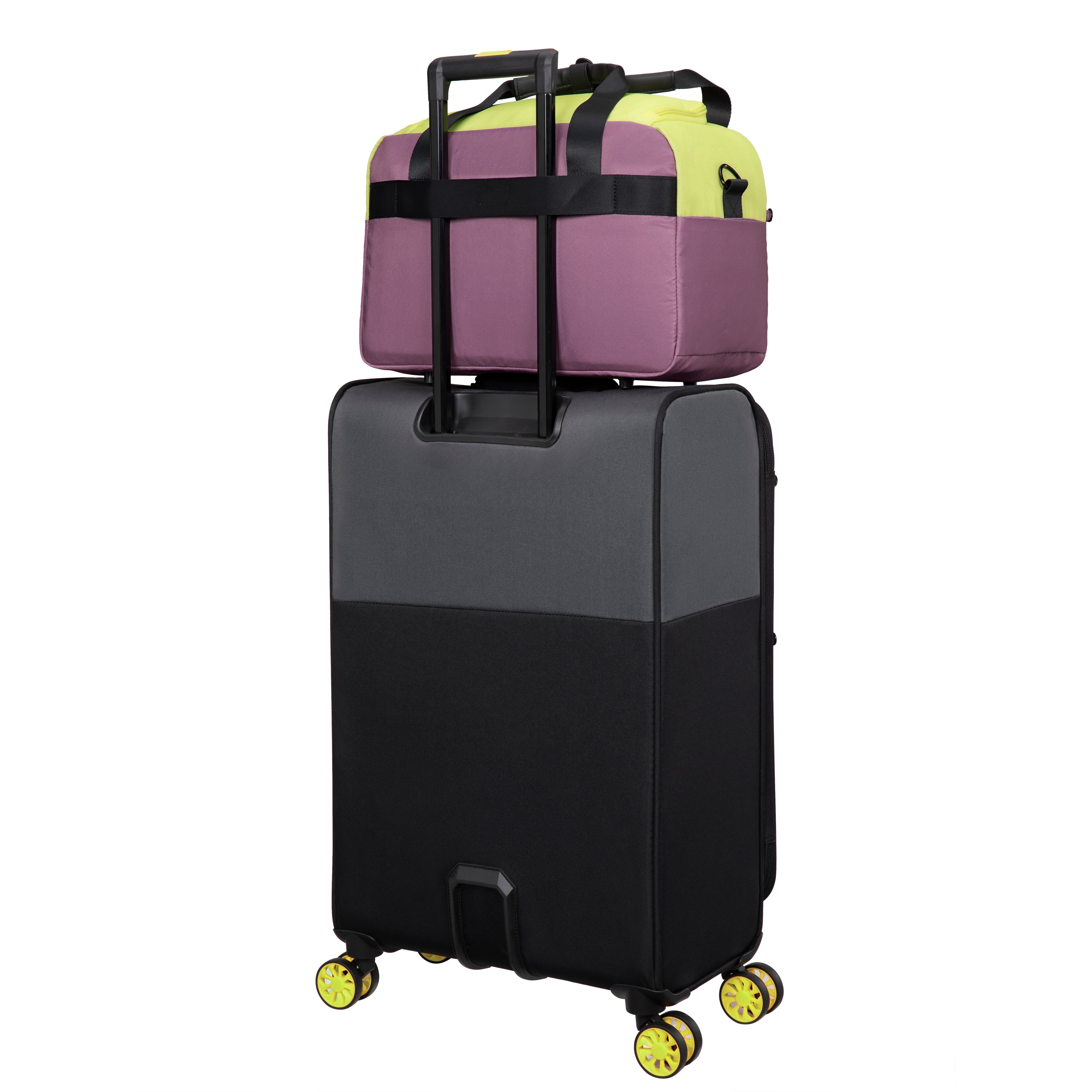 Duo-Tone - Small Holdall (Sunny Lime / Dusky Orchid) - Image 9