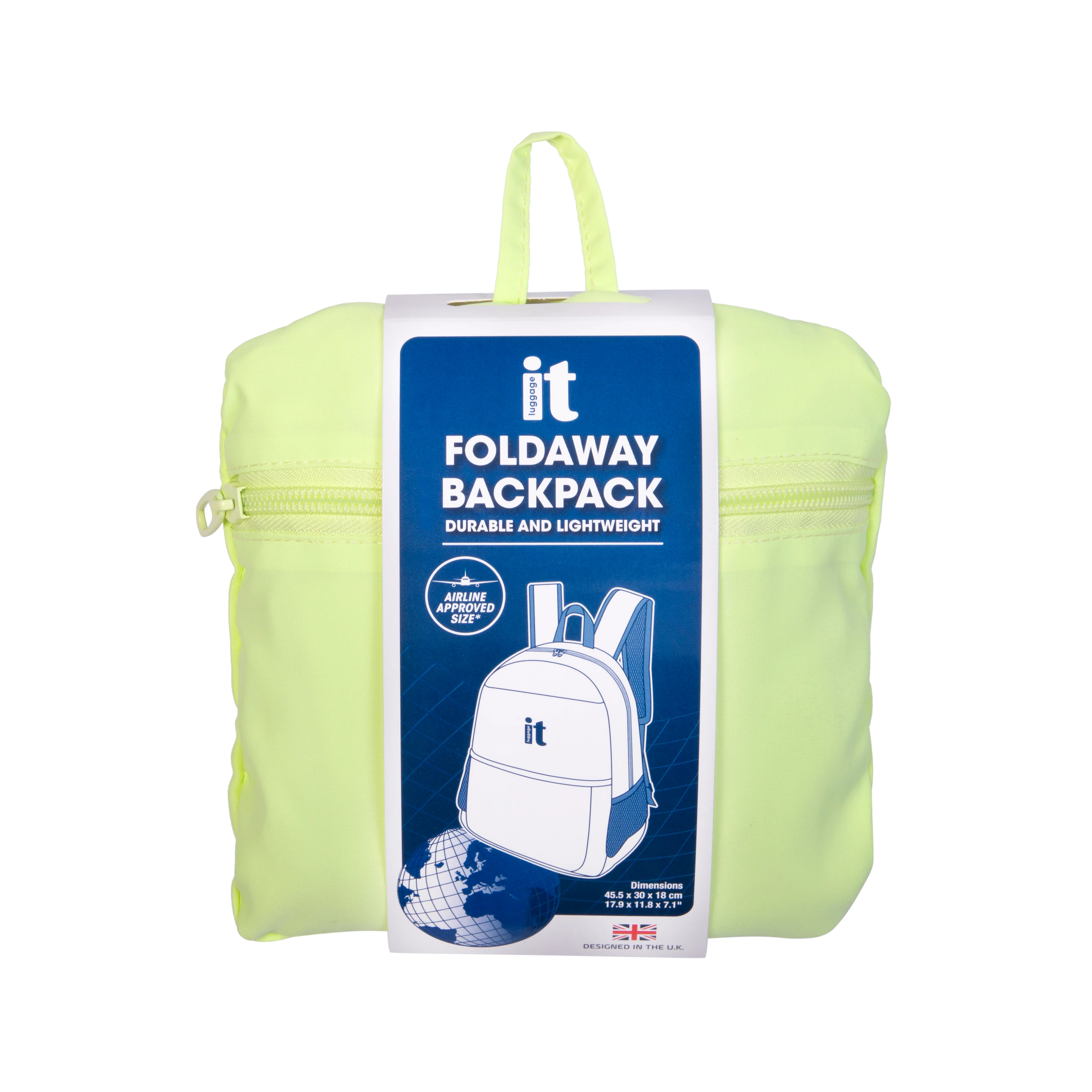Foldable Backpack (Shadow Lime) - Image 3