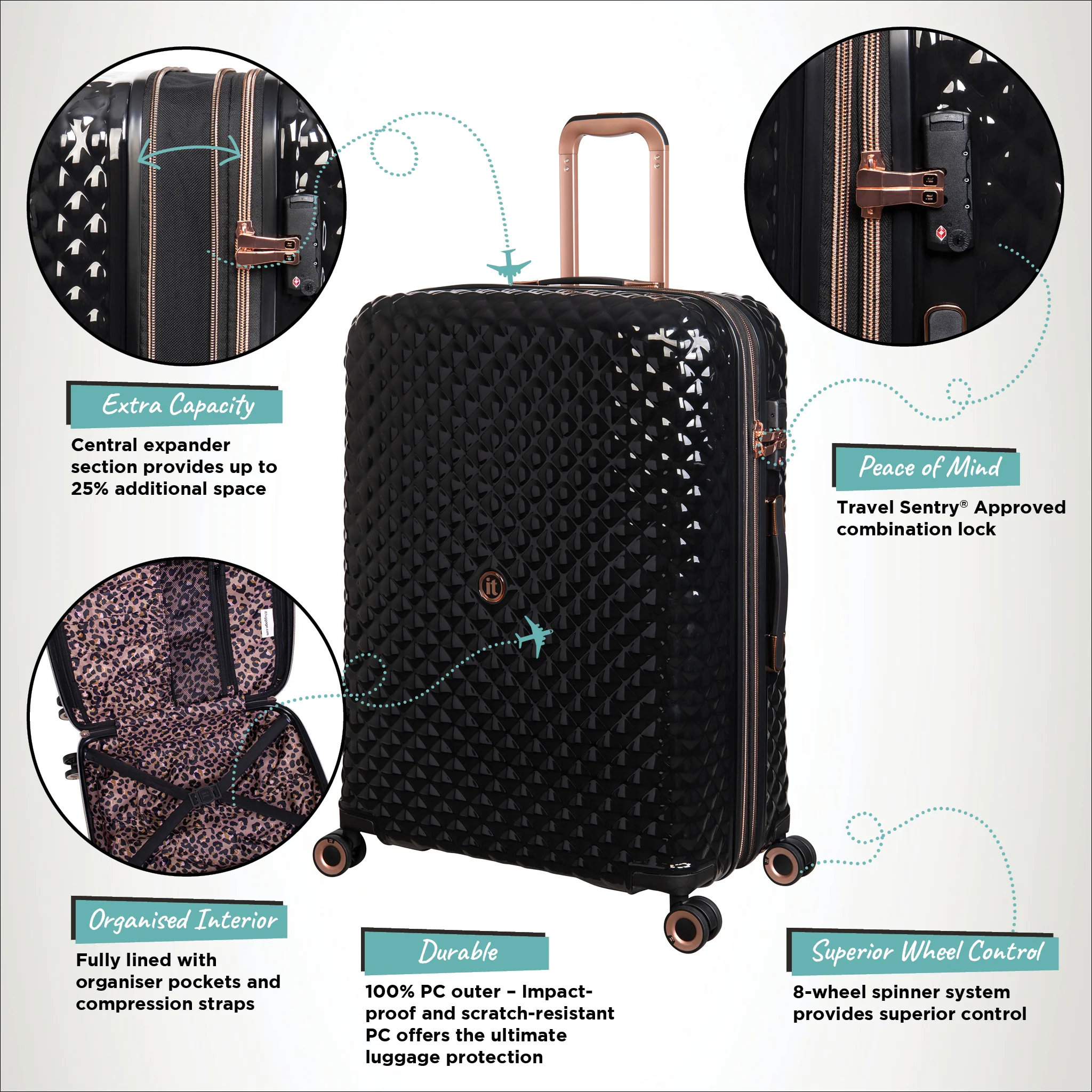 Glitzy - Large (Black) - Image 10