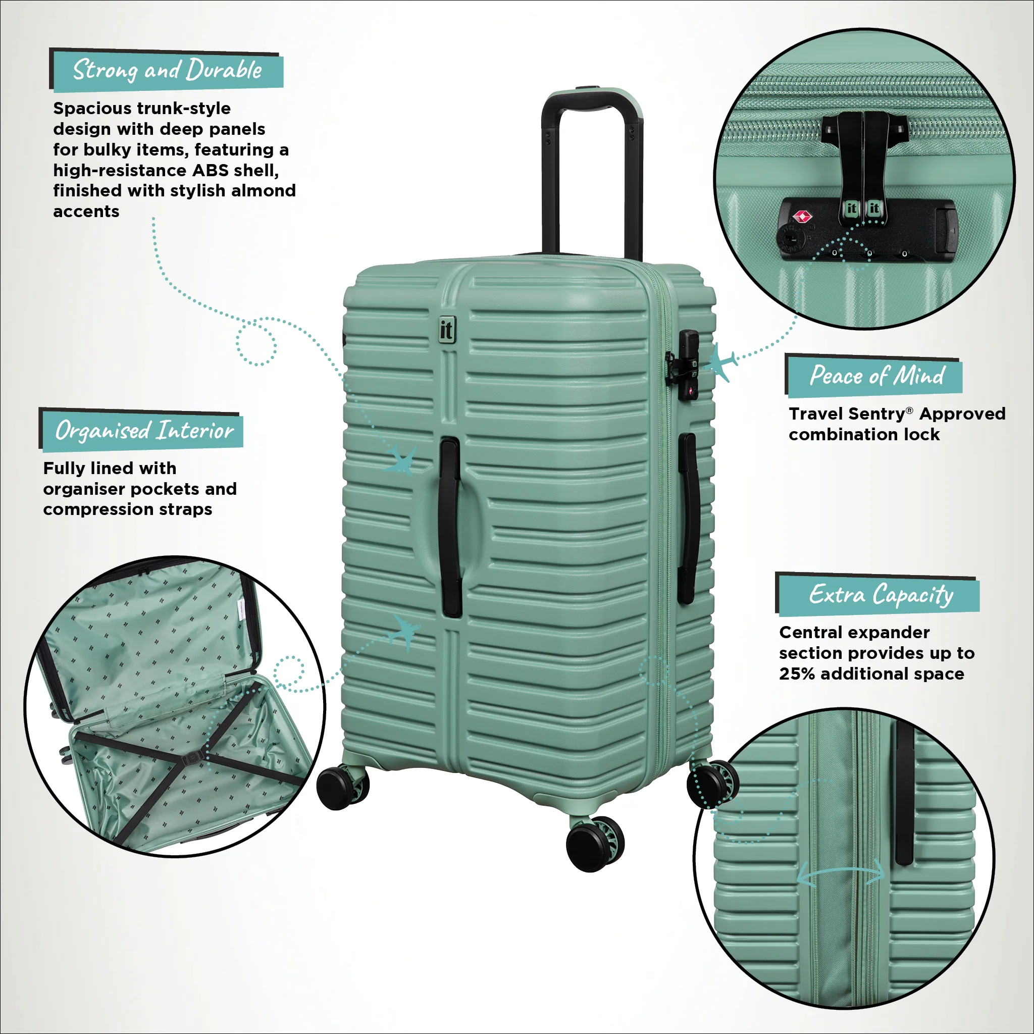 Jumbo Trunk - Medium (Granite Green) - Image 12