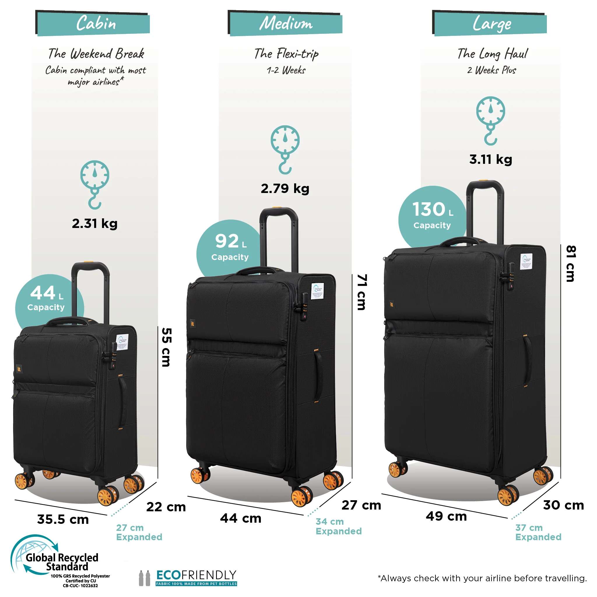Lykke - 3pc Set (Black) - Image 35