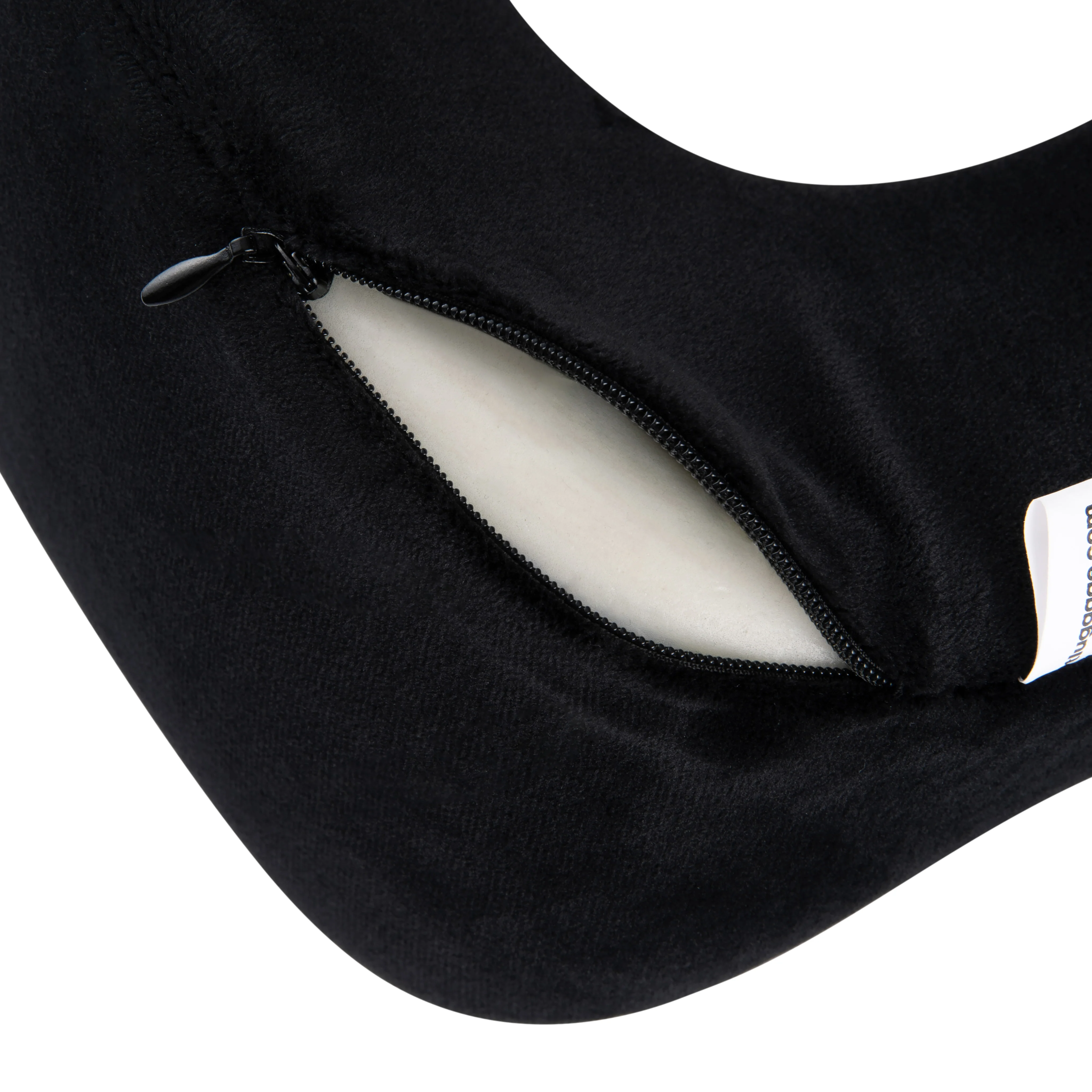 Memory Foam Travel Neck Pillow (Black) - Image 6
