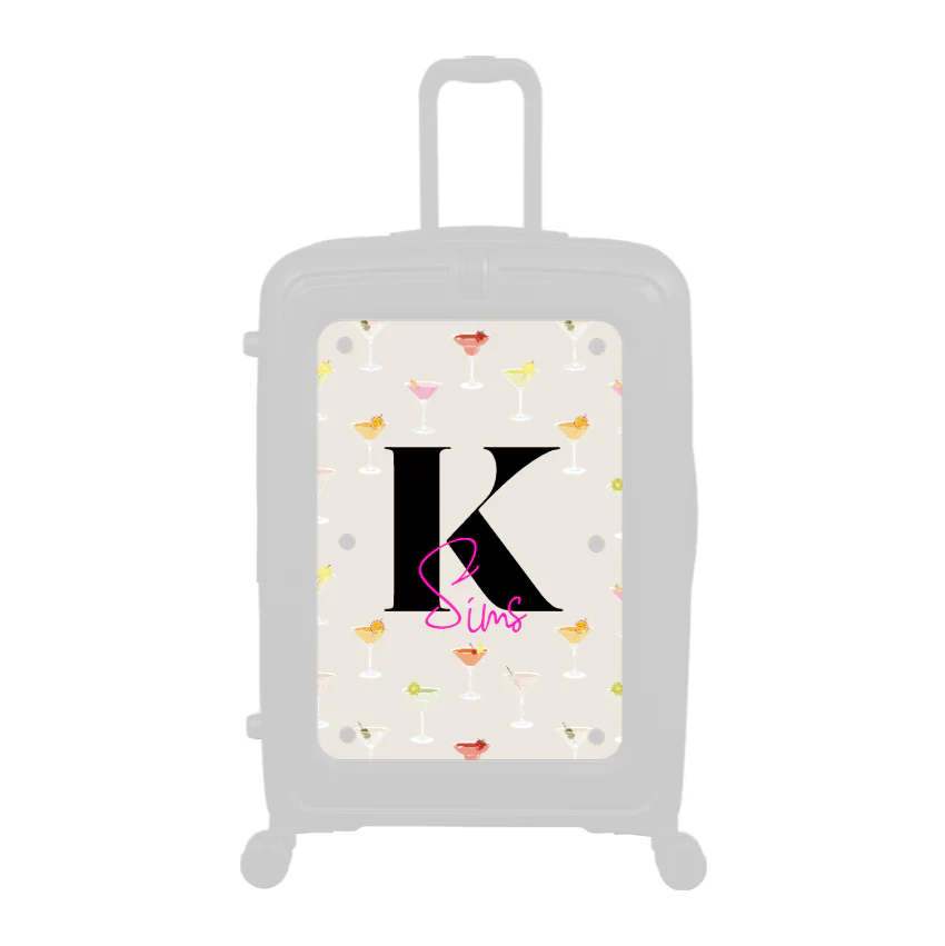 Modify - Personalised Panel (Cocktail Mix - Letter & Name)