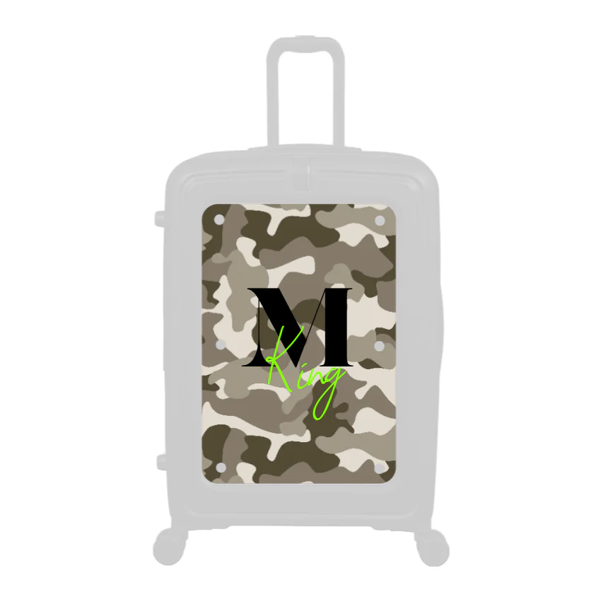Modify - Personalised Panel (Full Camo - Letter & Name)