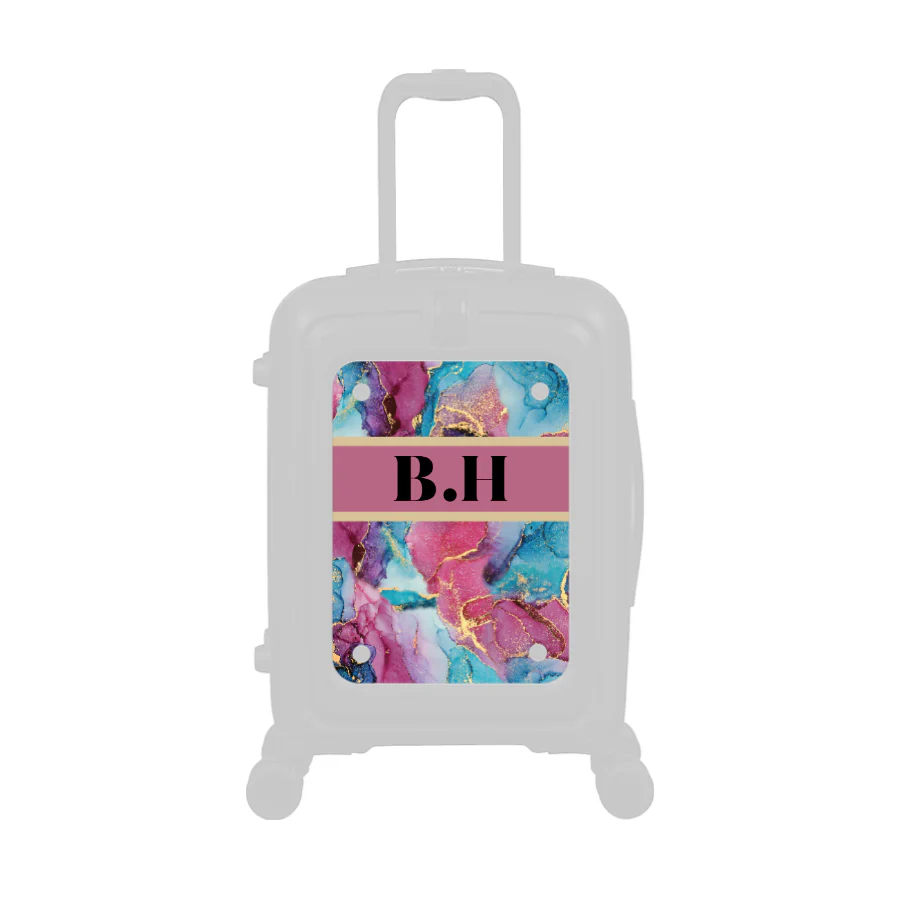 Modify - Personalised Panel (Colour Mix Marble Strip - Initials) - Image 2