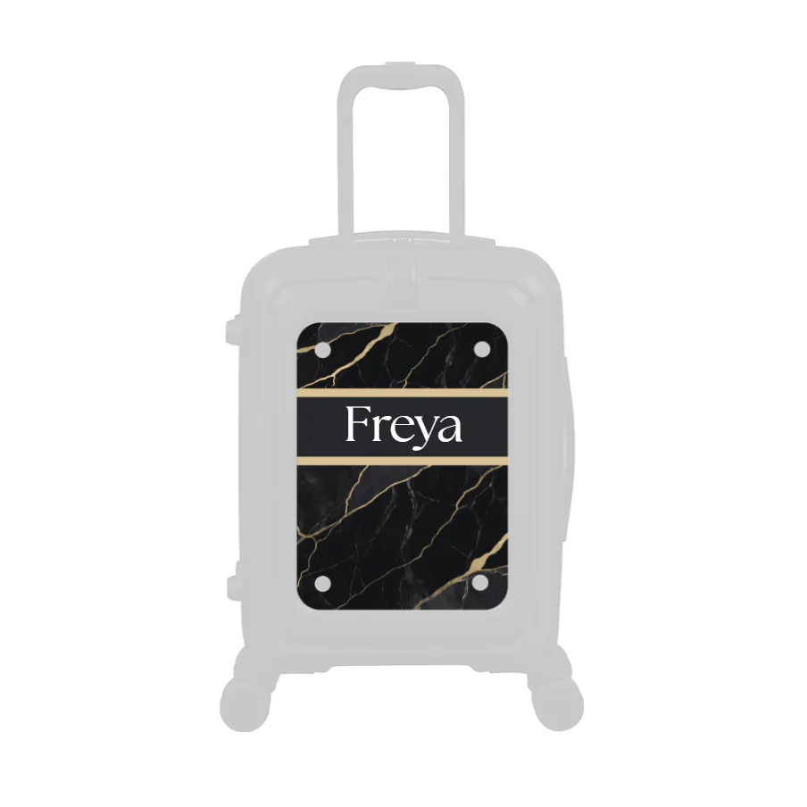 Modify - Personalised Panel (Golden Black Marble Stripe - Name) - Image 2