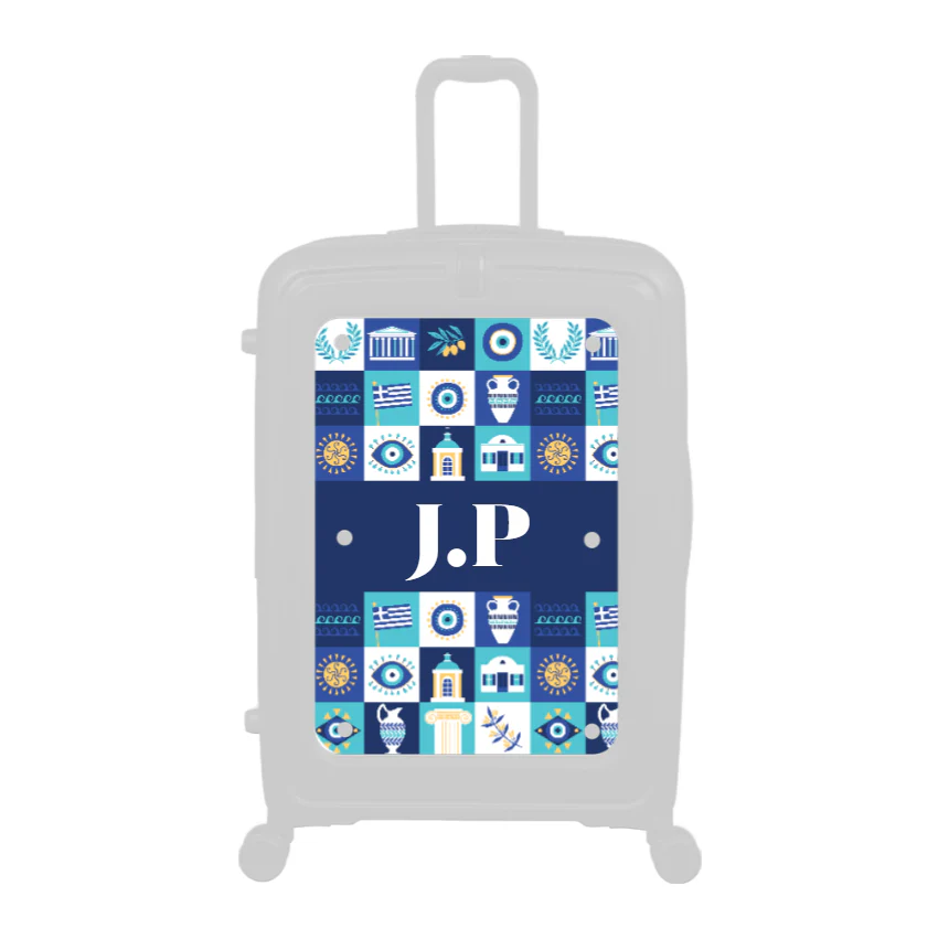 Modify - Personalised Panel (Greek Tiles - Initials)