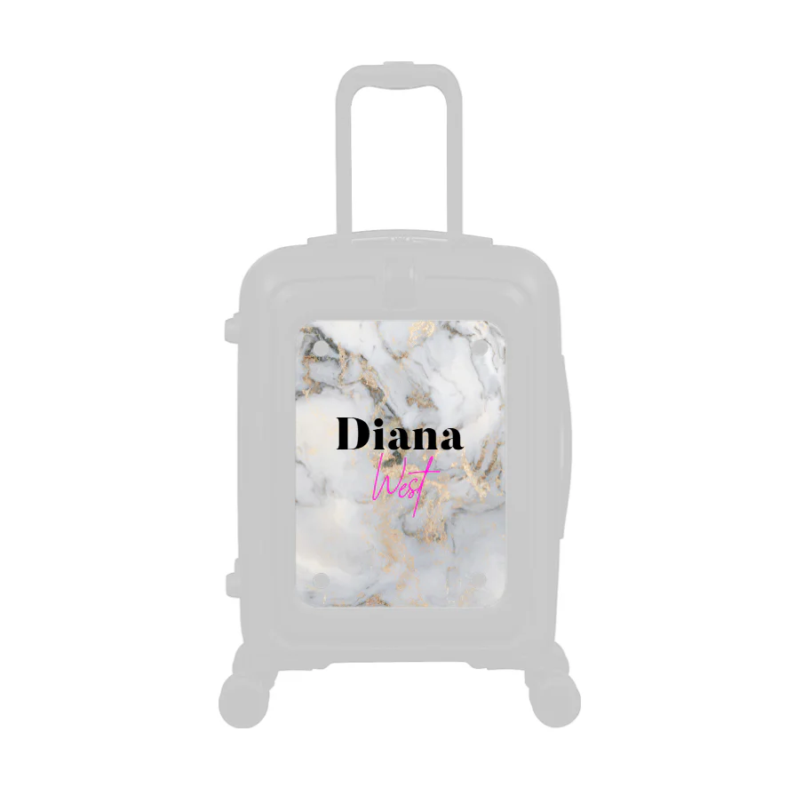 Modify - Personalised Panel (Grey Gold Marble - Double Name) - Image 2