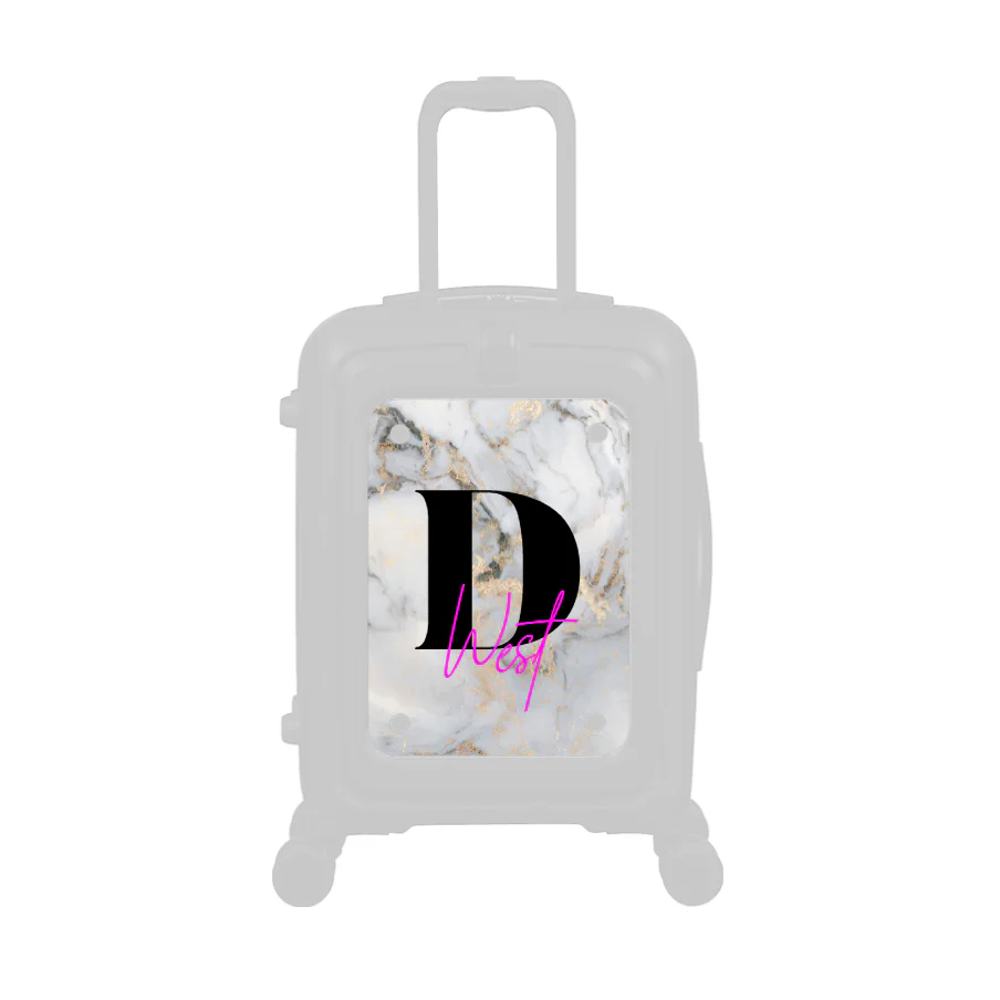 Modify - Personalised Panel (Grey Gold Marble - Letter & Name) - Image 2