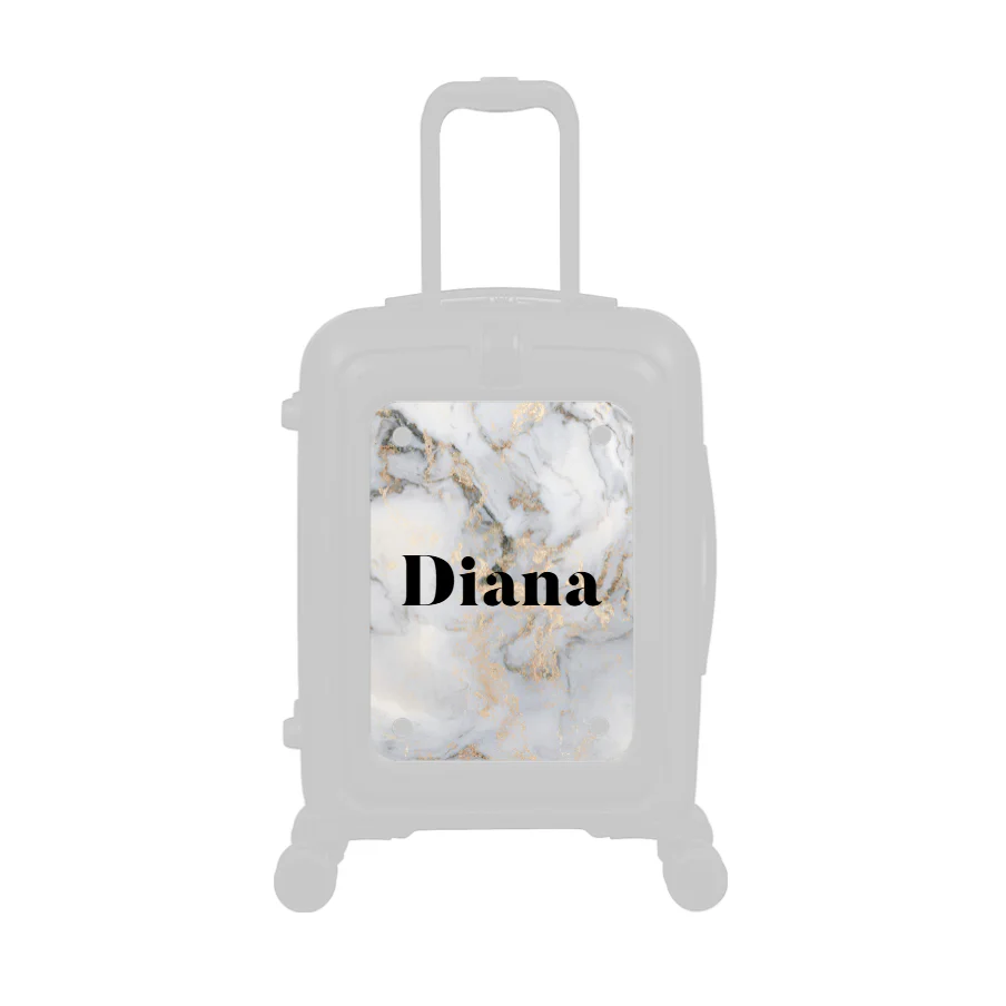 Modify - Personalised Panel (Grey Gold Marble - Name) - Image 2