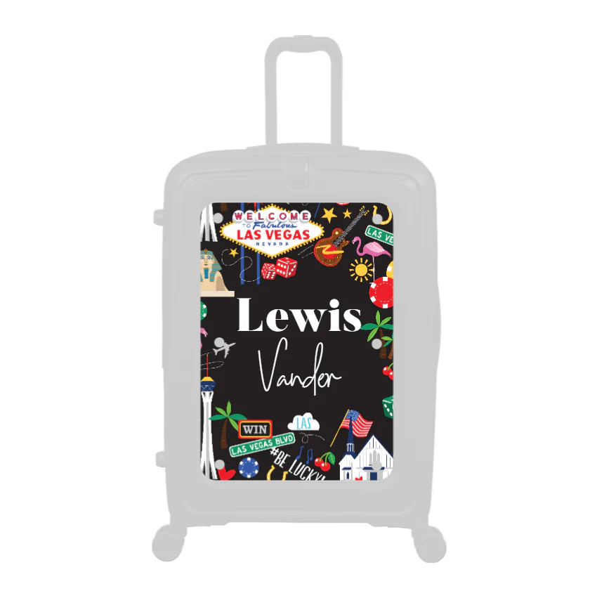 Modify - Personalised Panel (Las Vegas Border - Double Name)