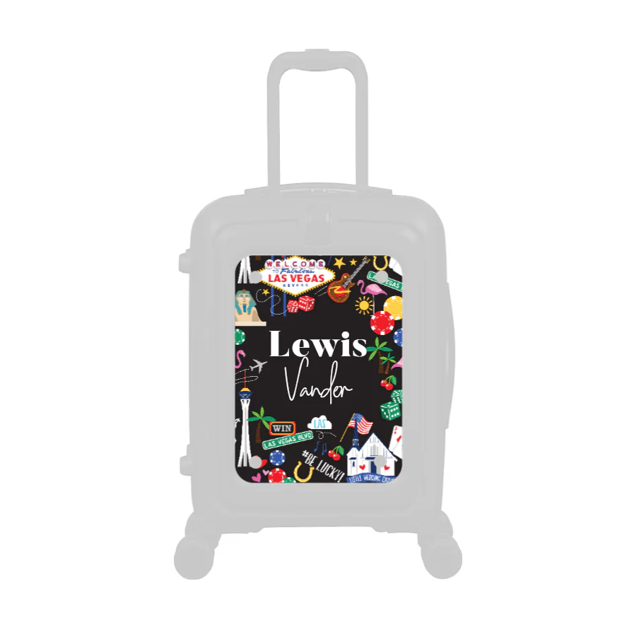 Modify - Personalised Panel (Las Vegas Border - Double Name) - Image 2