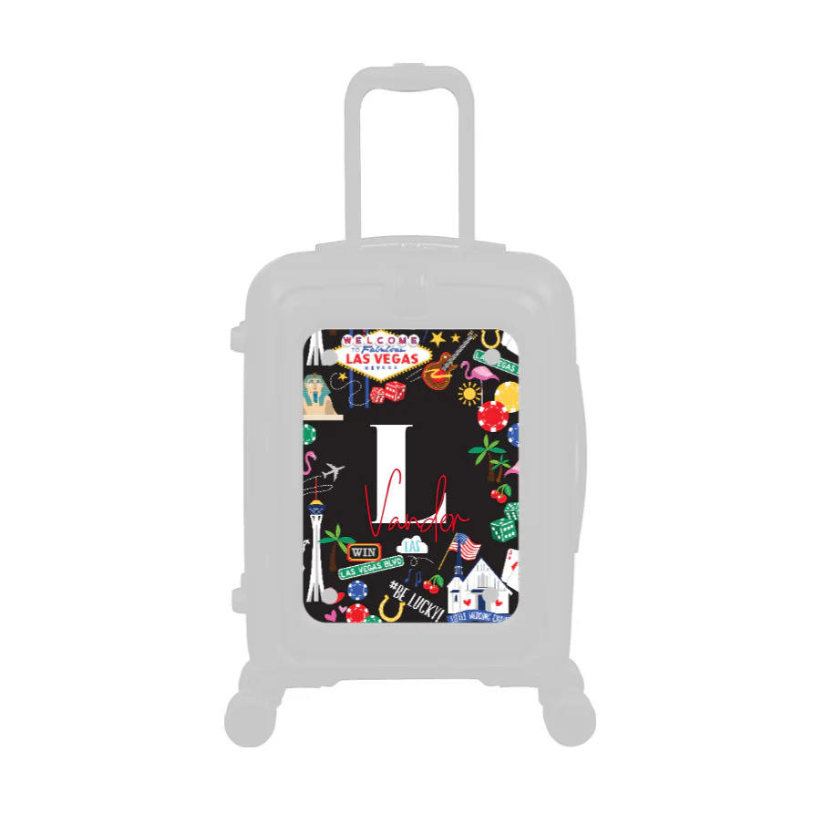 Modify - Personalised Panel (Las Vegas Border - Letter & Name) - Image 2