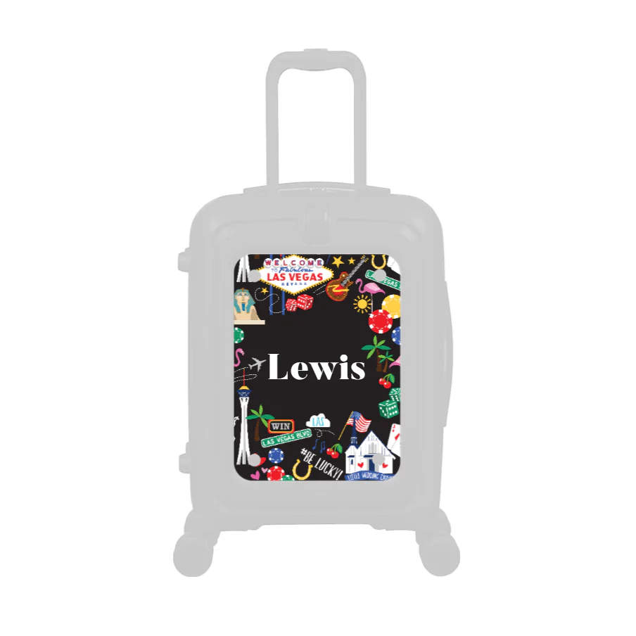 Modify - Personalised Panel (Las Vegas Border - Name) - Image 2