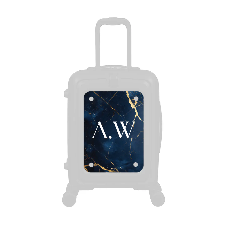 Modify - Personalised Panel (Navy Gold Marble - Initials) - Image 2