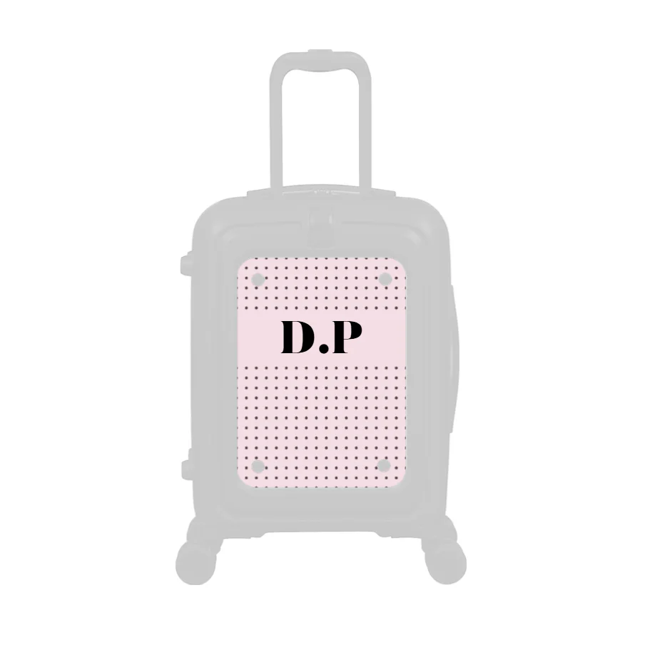 Modify - Personalised Panel (Pink Polka Dot - Initials) - Image 2