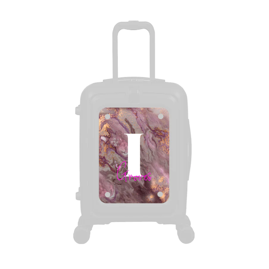 Modify - Personalised Panel (Rose Gold Marble - Letter & Name) - Image 2