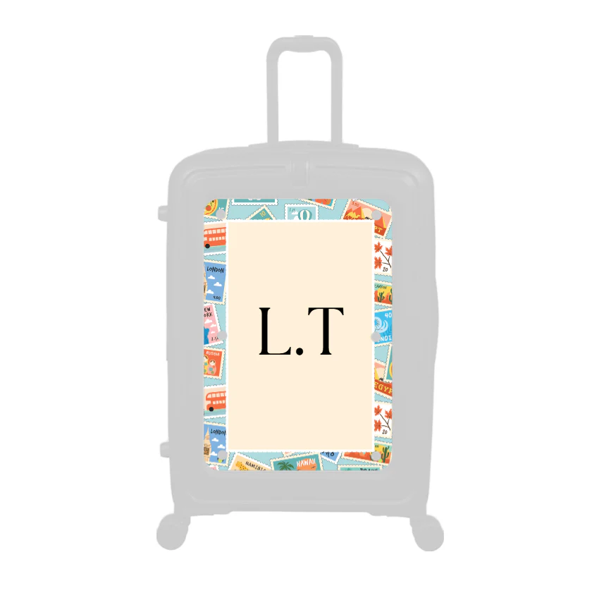 Modify - Personalised Panel (Stamps Border - Initials)