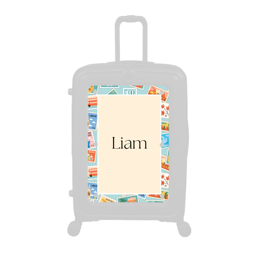 Modify - Personalised Panel (Stamps Border - Name)