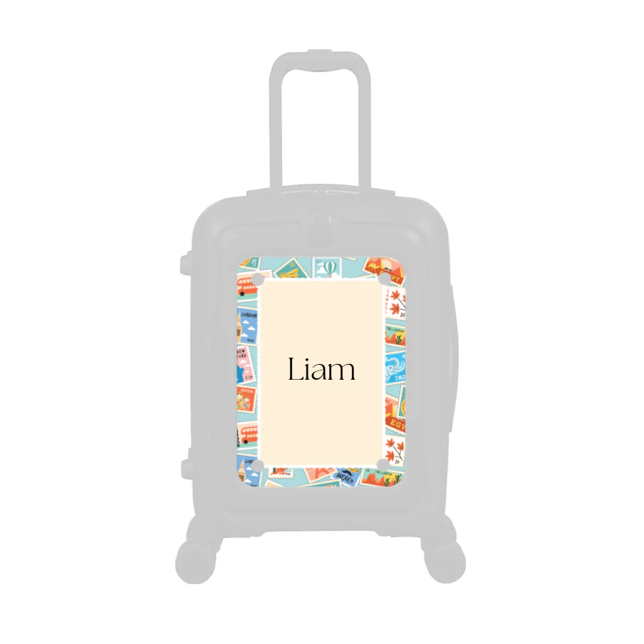 Modify - Personalised Panel (Stamps Border - Name) - Image 2
