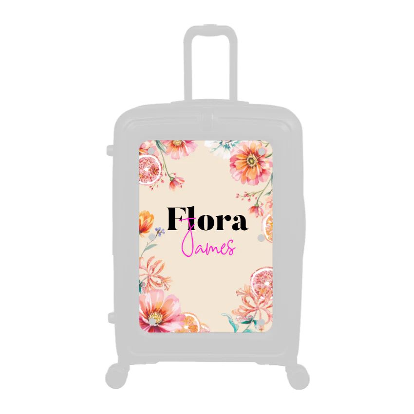 Modify - Personalised Panel (Summer Flowers - Double Name)