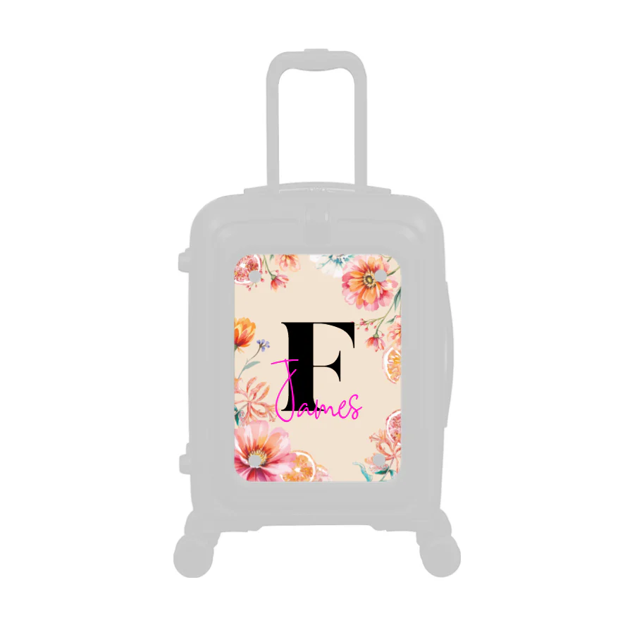 Modify - Personalised Panel (Summer Flowers - Letter & Name) - Image 2