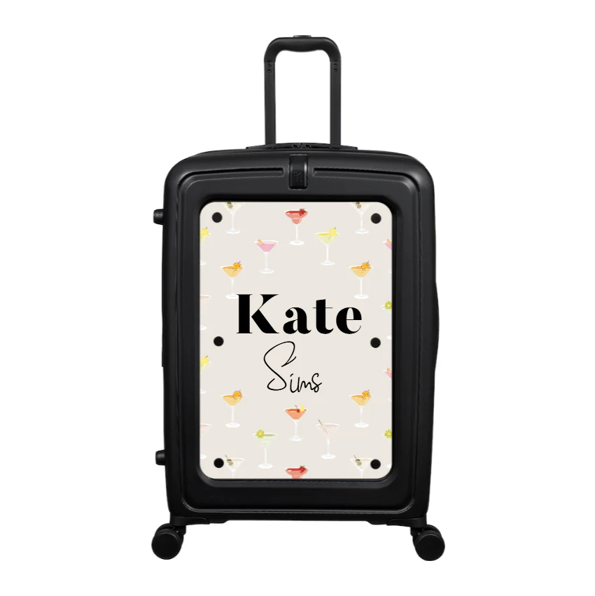 Modify - Suitcase with Personalised Panel (Cocktail Mix - Double Name)