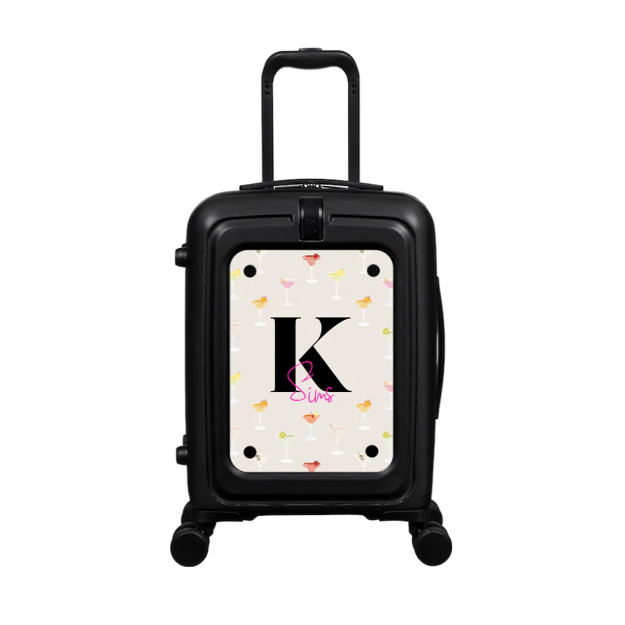 Modify - Suitcase with Personalised Panel (Cocktail Mix - Letter & Name) - Image 2