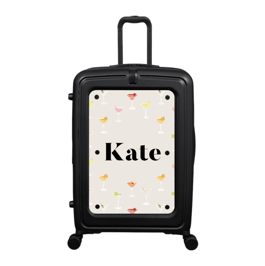 Modify - Suitcase with Personalised Panel (Cocktail Mix - Name)