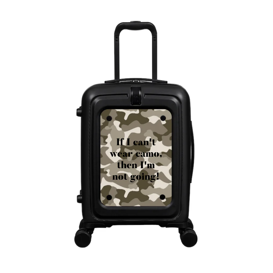 Modify - Suitcase with Personalised Panel (Full Camo - Quote) - Image 2