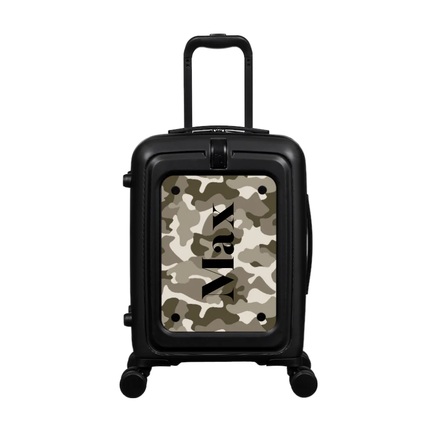 Modify - Suitcase with Personalised Panel (Full Camo - Side Name) - Image 2