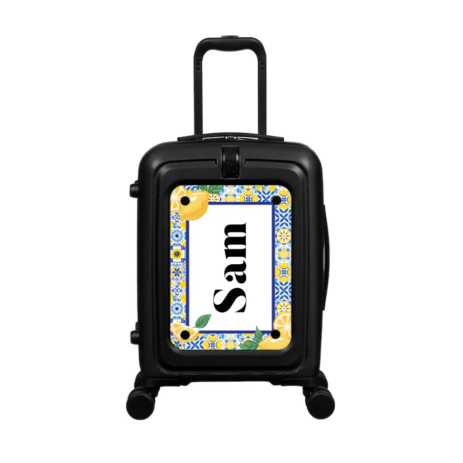 Modify - Suitcase with Personalised Panel (Italian Lemons - Side Name) - Image 2
