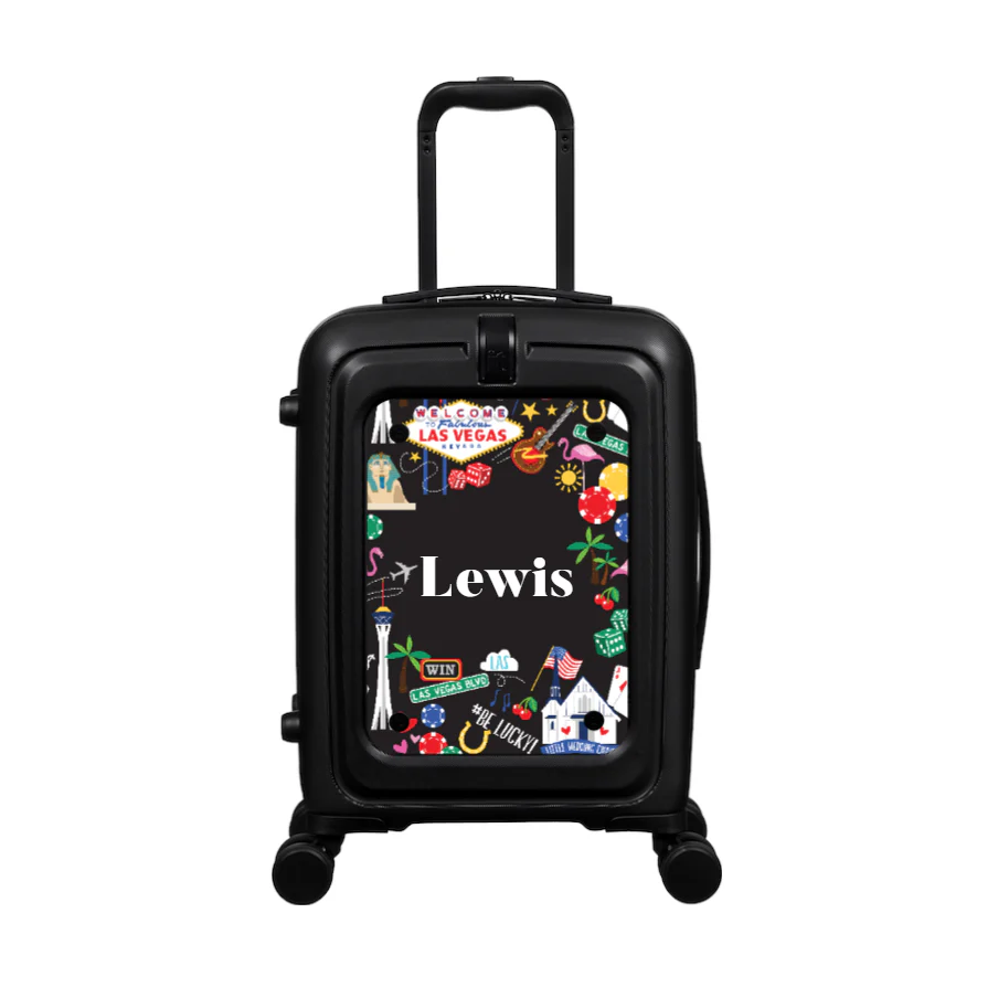 Modify - Suitcase with Personalised Panel (Las Vegas Border - Name) - Image 2