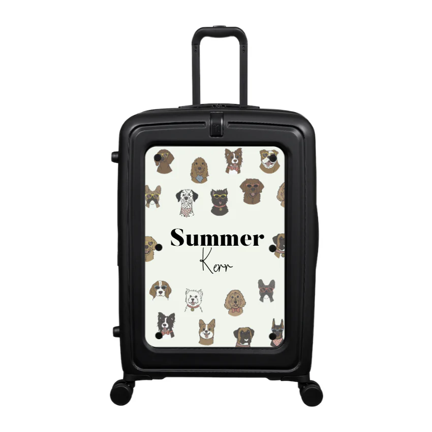 Modify - Suitcase with Personalised Panel (The Dogs - Double Name)