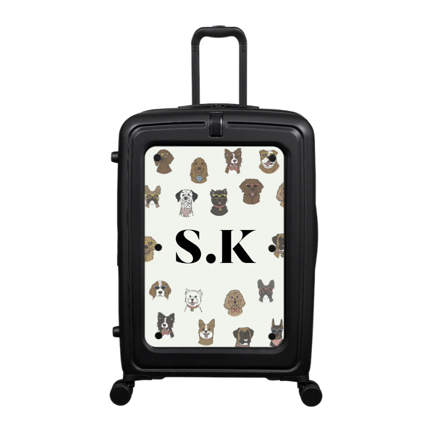 Modify - Suitcase with Personalised Panel (The Dogs - Initials)