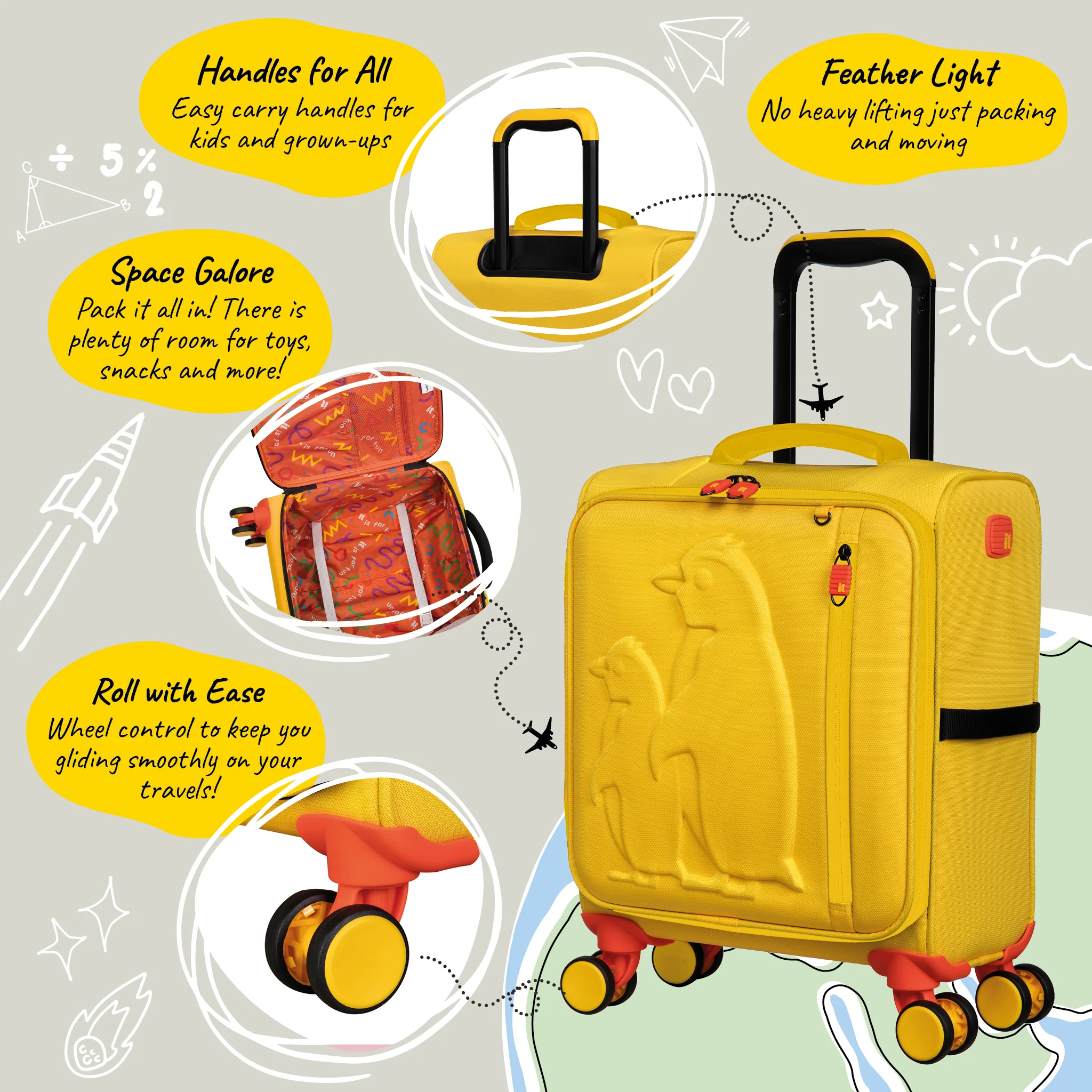 Penguino - Kids Underseat (Lemon) - Image 8