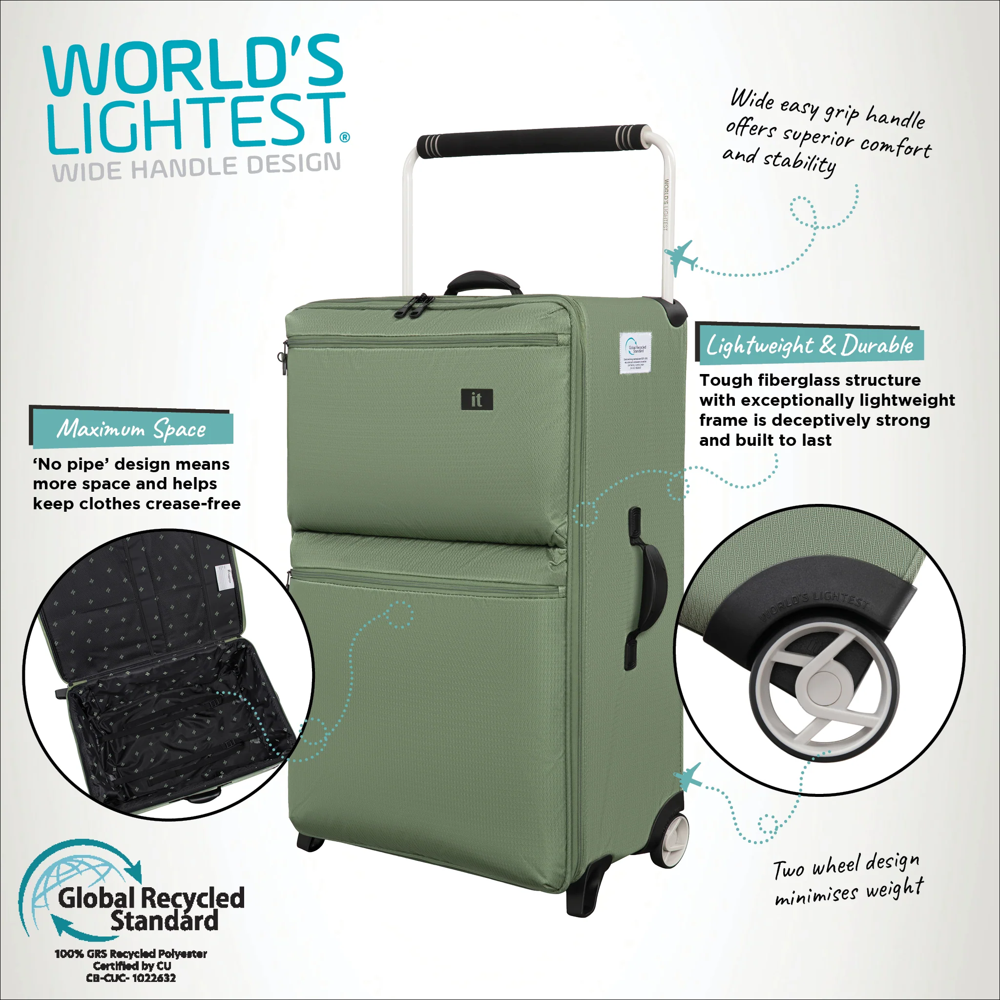 Popstar World's Lightest - 3pc Set (Oil Green) - Image 15
