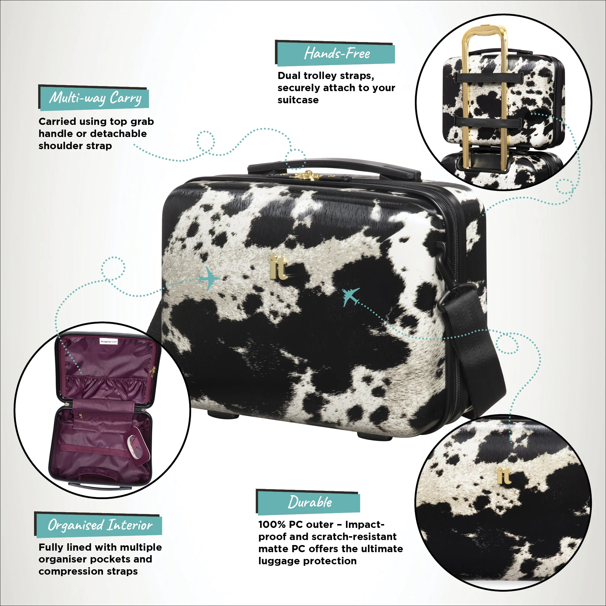 Sheen - Vanity Case (Textured Cow) - Image 7