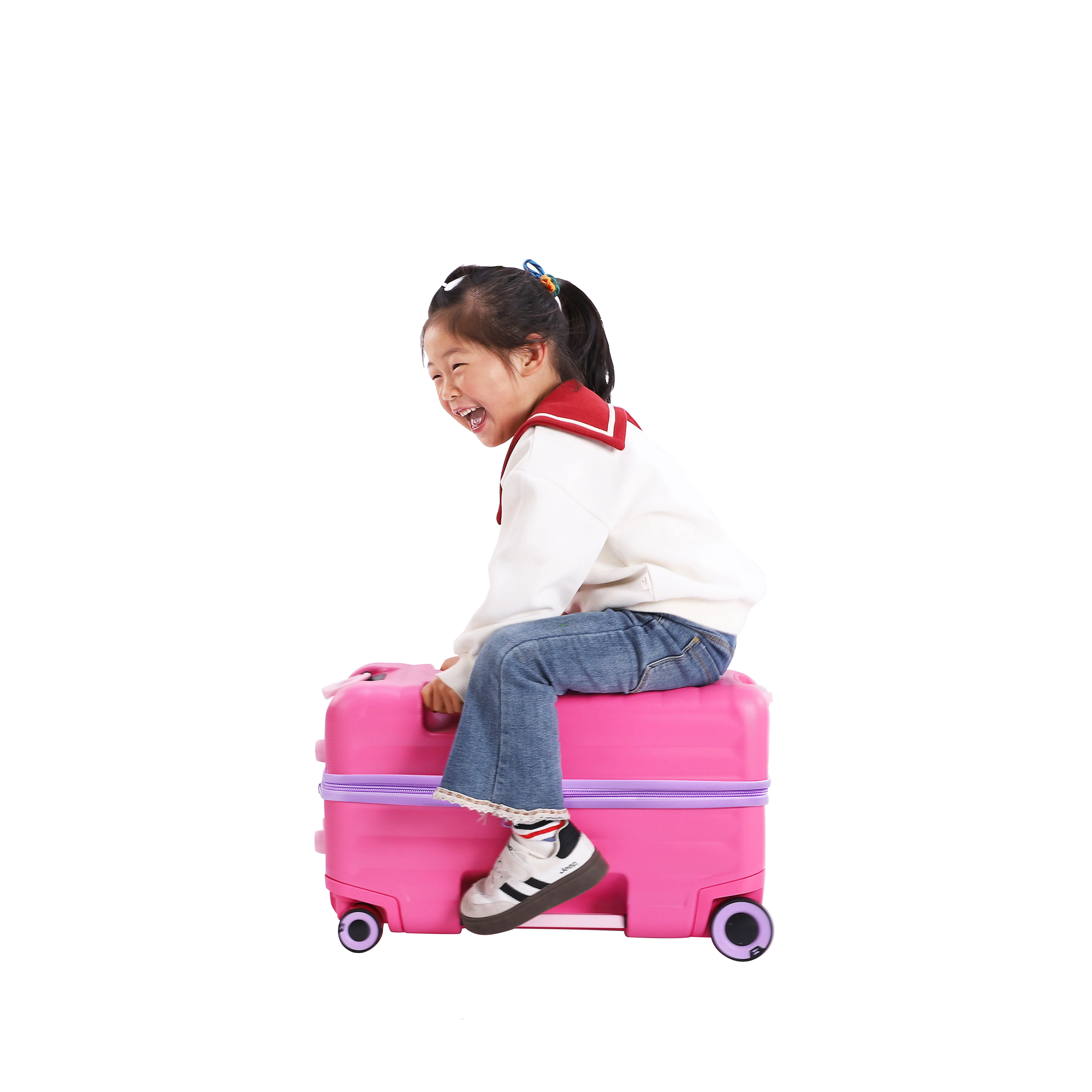 Trunkryder - Kids Ride-On Suitcase (Azalea Pink) - Image 11