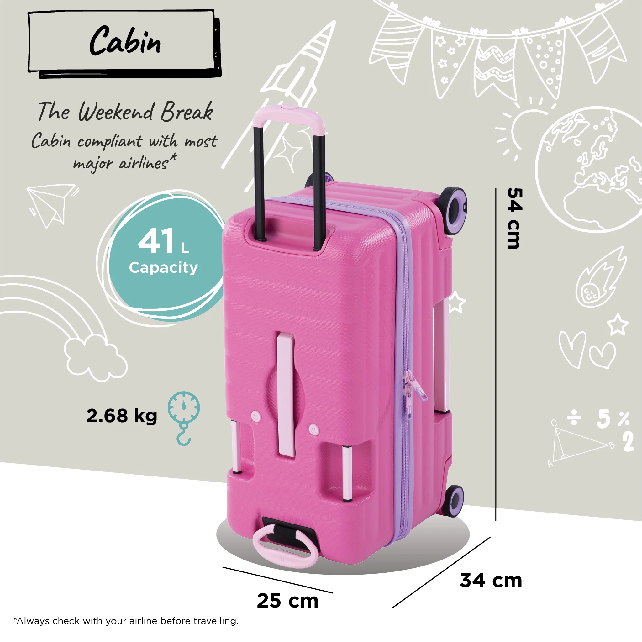 Trunkryder - Kids Ride-On Suitcase (Azalea Pink) - Image 13