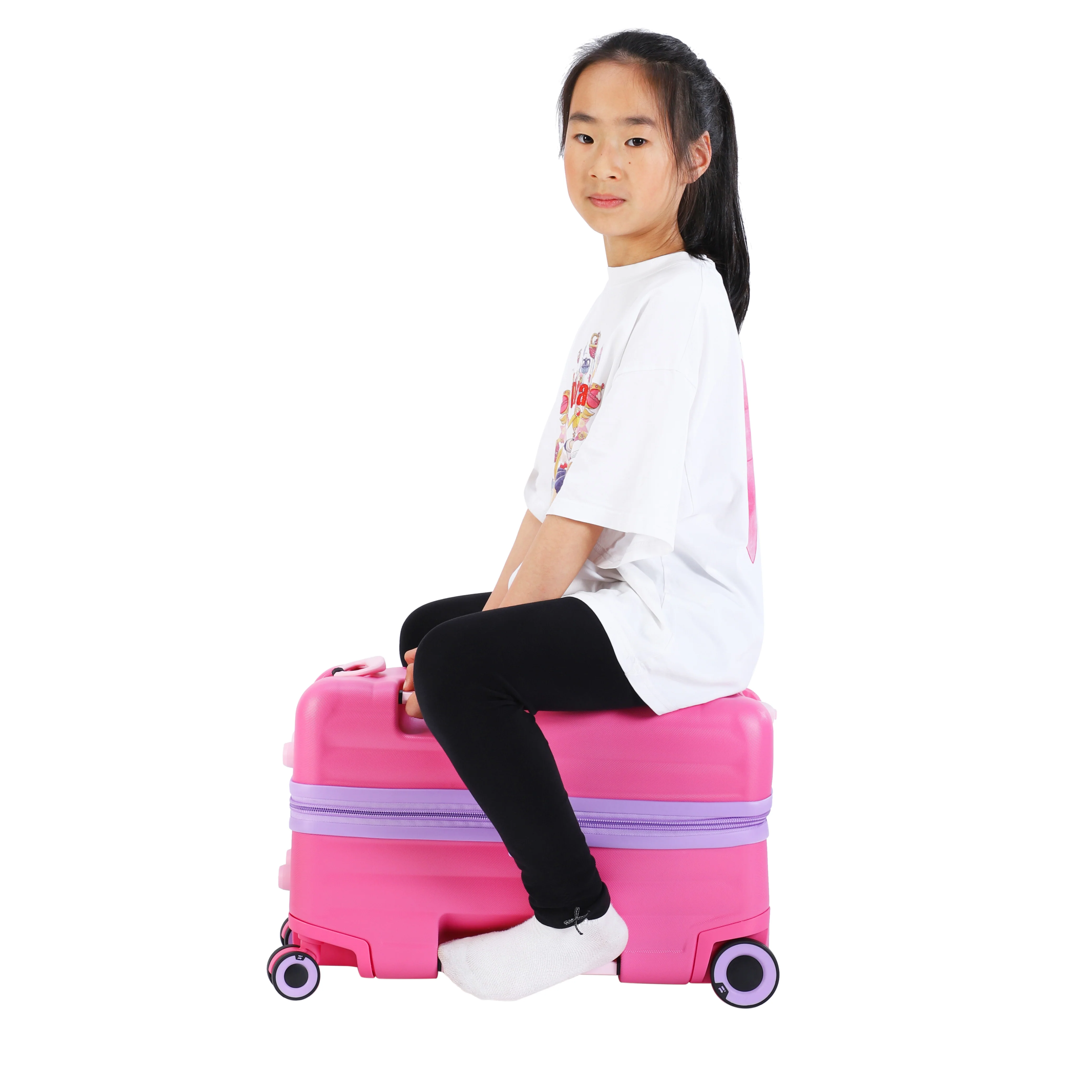 Trunkryder - Kids Ride-On Suitcase (Azalea Pink) - Image 19