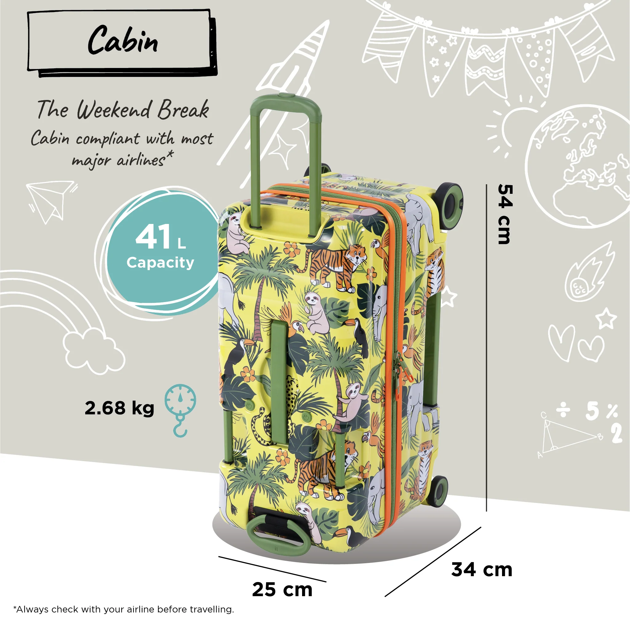 Trunkryder - Kids Ride-On Suitcase (Jungle Animals) - Image 22